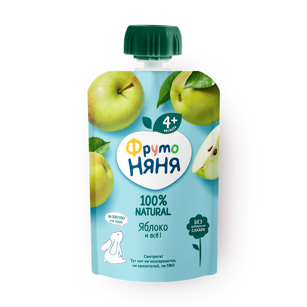Фруктовое пюре «Фрутоняня» яблоко