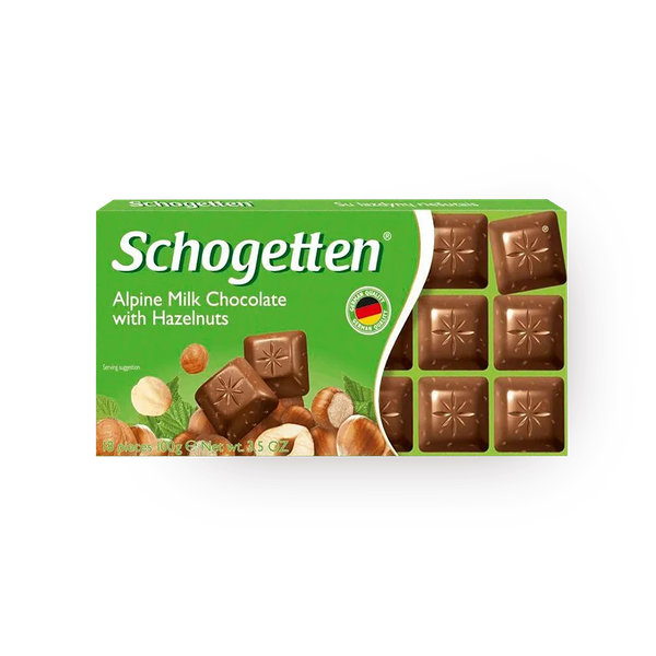 Шоколад молочный Schogetten с фундуком