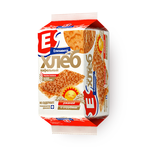 Хлеб вафельный ржаной «Елизавета» с отрубями
