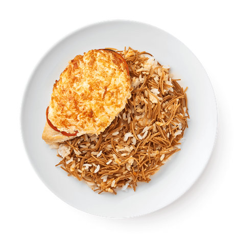 Курица с сыром с рисом и паутини «Сегодня»