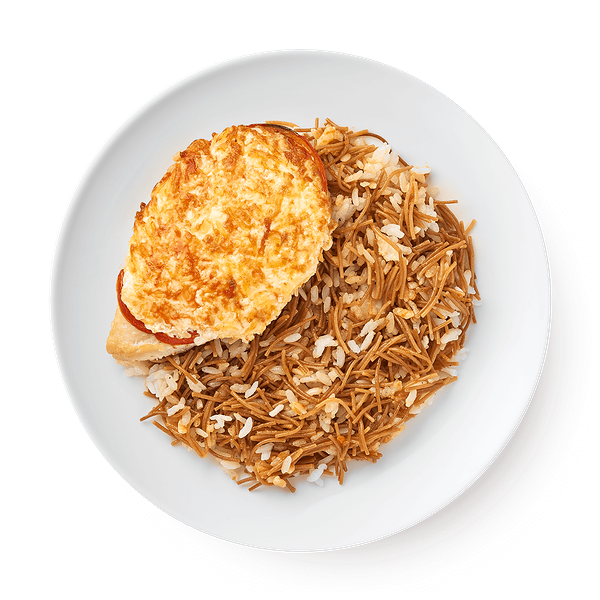 Курица с сыром с рисом и паутини «Сегодня»