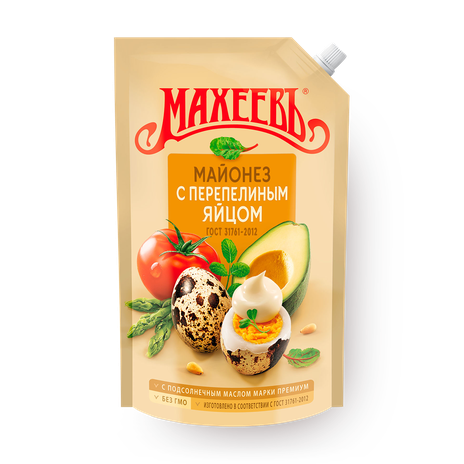 Майонез с перепелиным яйцом «Махеевъ» 50,5%