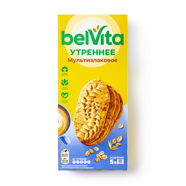 Печенье BelVita со злаковыми хлопьями