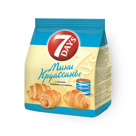 Круассаны мини 7 Days со вкусом варёной сгущёнки