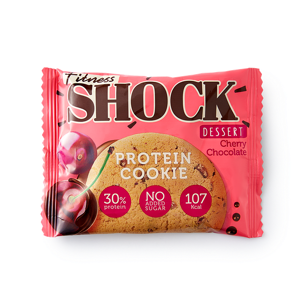 Печенье протеиновое FitnesShock Dessert вишня-шоколад