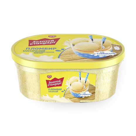 Мороженое «Инмарко» Золотой стандарт, пломбир классический