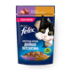 Влажный корм для кошек Felix Аппетитные кусочки Двойная вкуснятина с ягнёнком и курицей в желе