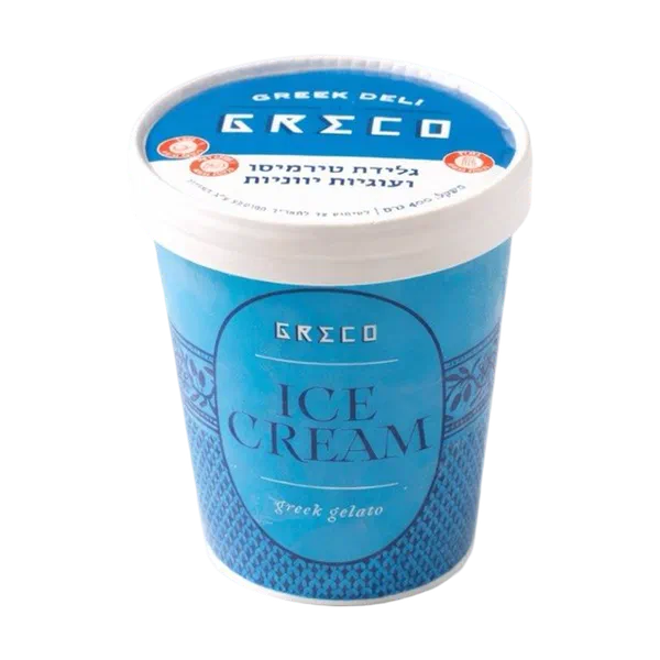 Tiramisu and Greek cookies ice cream Pint Greco