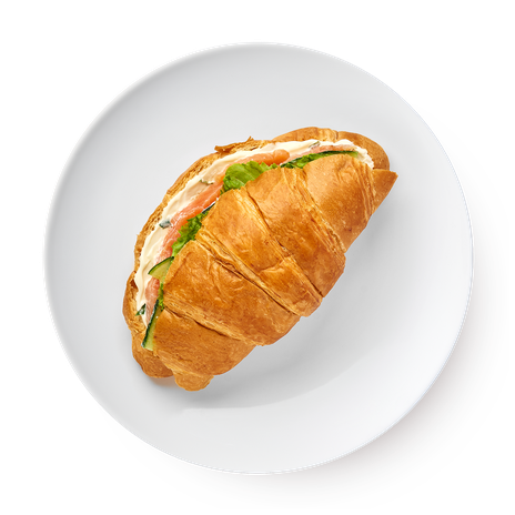 Круассан с лососем «Сегодня»