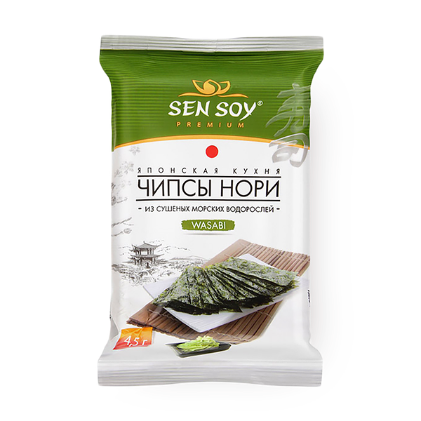 Чипсы Нори Sen Soy с васаби