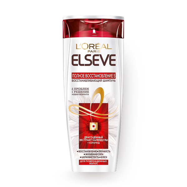 Шампунь L'Oreal Paris Elseve Полное восстановление 5 для ослабленных или повреждённых волос