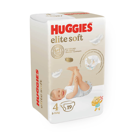 Подгузники Huggies Elite Soft 4