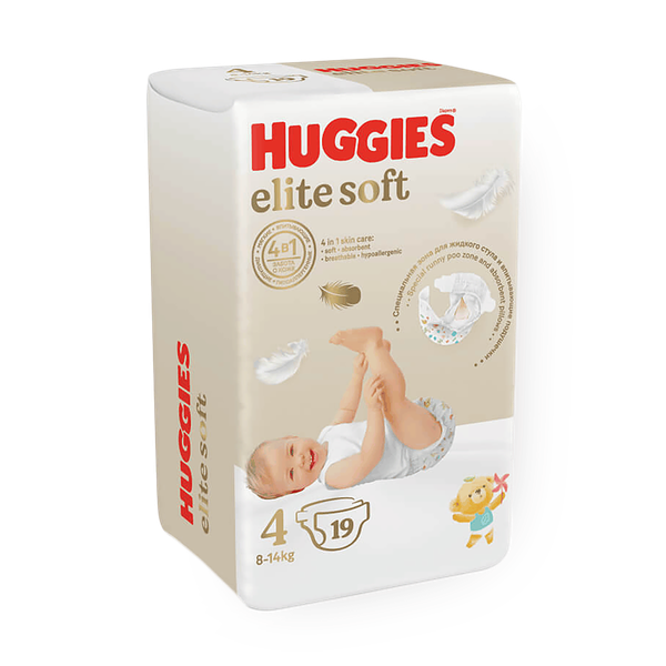 Подгузники Huggies Elite Soft 4