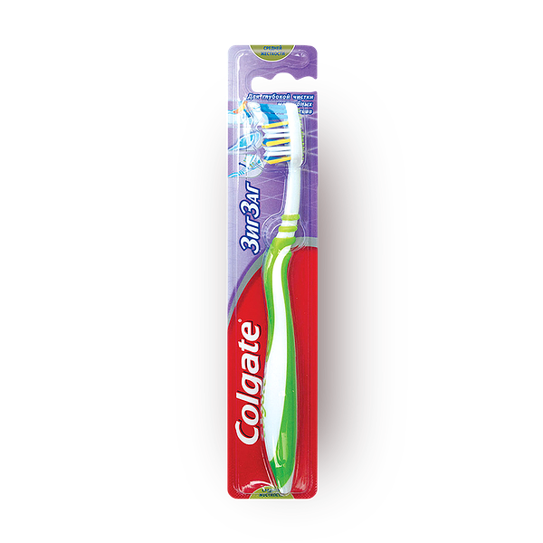 Зубная щётка Colgate ЗигЗаг средней жёсткости