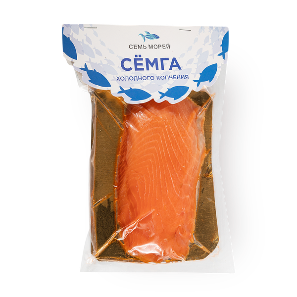 ⁠⁠Слайсы из сёмги «7 морей» холодного копчения