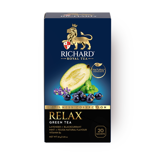 Чай зелёный Relax Richard в пакетиках