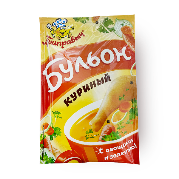 Бульон «Приправыч» куриный с овощами и зеленью