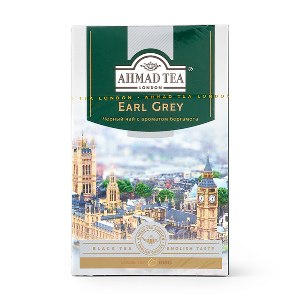 Чай чёрный Earl Grey Ahmad Tea с ароматом бергамота листовой