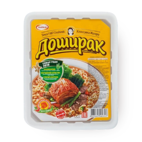 Лапша «Доширак» вкус кимчи