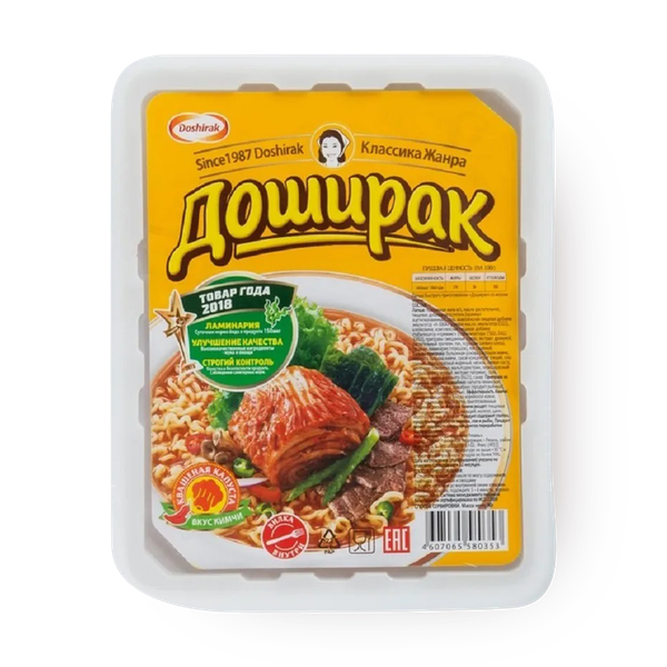 Лапша «Доширак» вкус кимчи