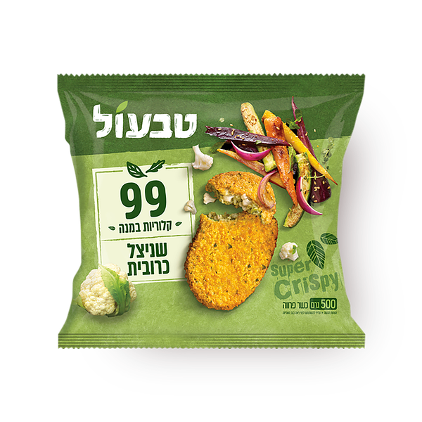 טבעול שניצל כרובית 99 קלוריות