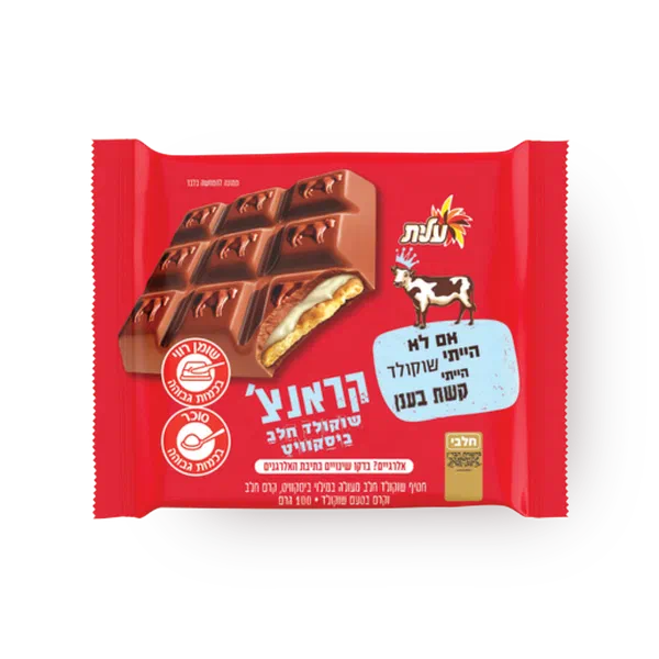 שוקולד פרה קראנצ' ביסקוויט