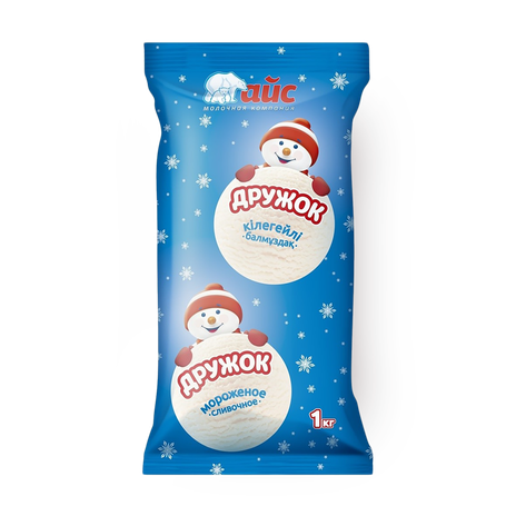 Мороженое сливочное «Дружок» со вкусом ванили 8%