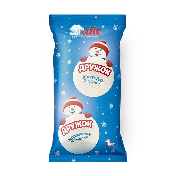 Мороженое сливочное «Дружок» со вкусом ванили 8%