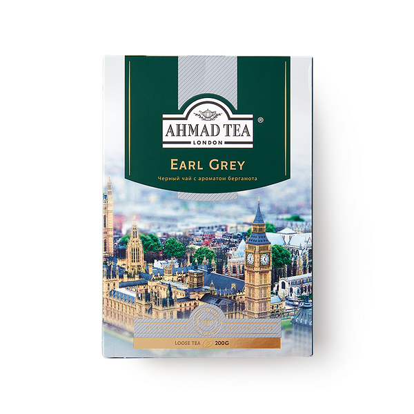 Чай чёрный Earl Grey Ahmad Tea с ароматом бергамота листовой