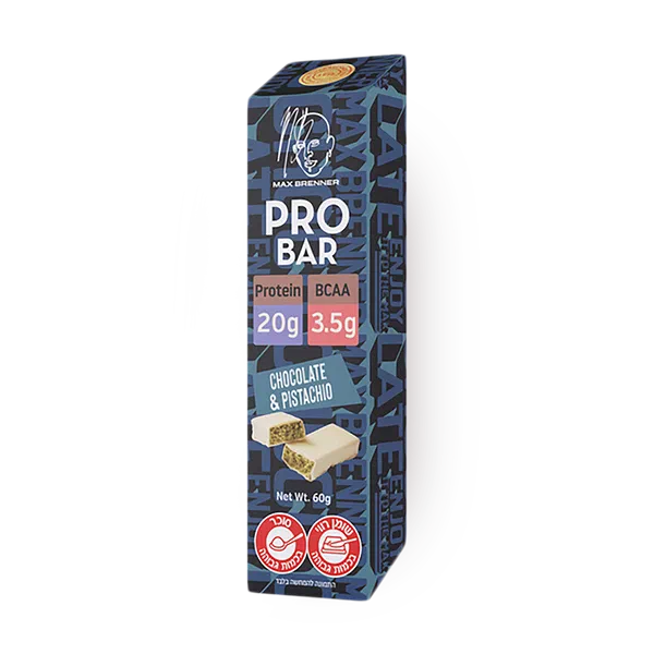 Max Brenner Protein Enriched Bar, Pistachio Flavor