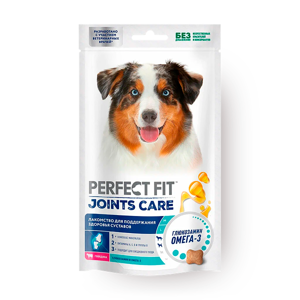 Лакомство для собак Perfect Fit для поддержания здоровья суставов говядина