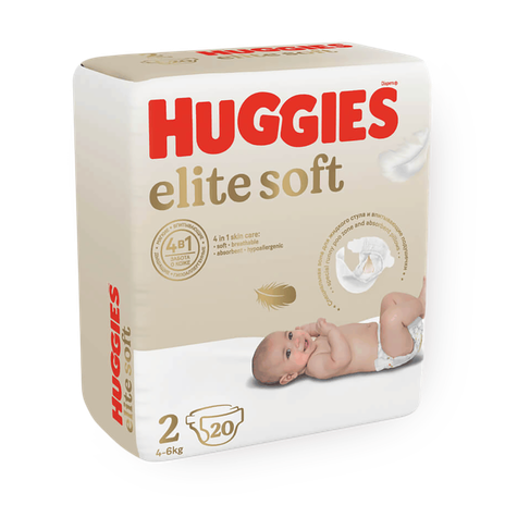 Подгузники Huggies Elite Soft 2