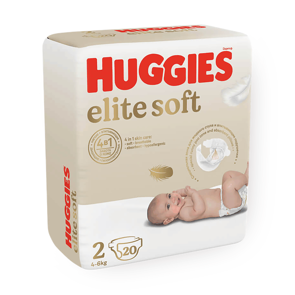 Подгузники Huggies Elite Soft 2