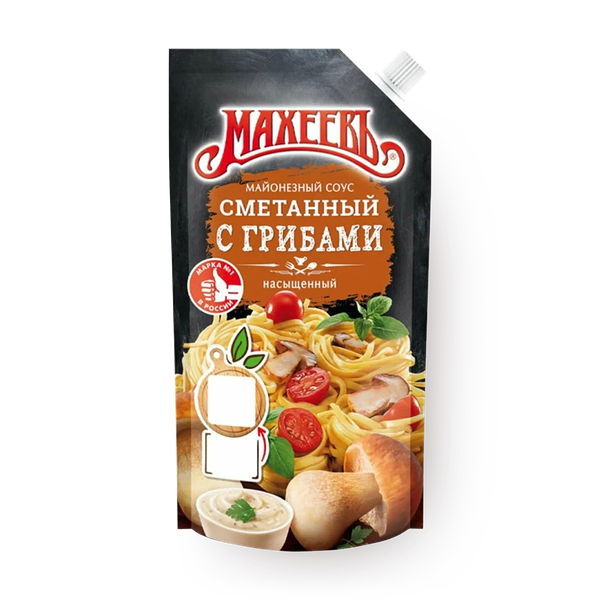 Соус майонезный сметанный «Махеевъ» с грибами 50,5%