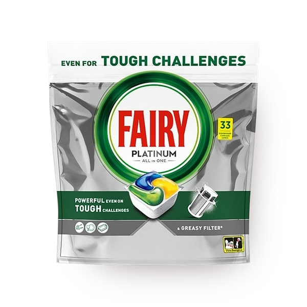 Капсулы для посудомоечных машин Fairy Platinum Всё в 1 лимон