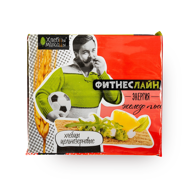 Хлебцы цельнозерновые Энергия «Хлебцы Молодцы» Фитнеслайн