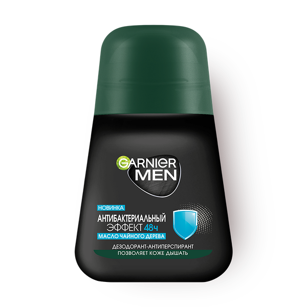 Дезодорант-антиперспирант Garnier Men антибактериальный 48 часов роликовый