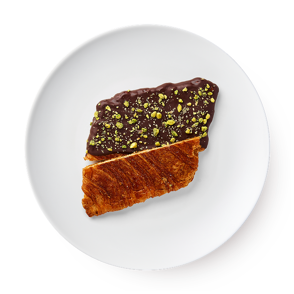 Круассан плоский шоколад-фисташка «Из Лавки»