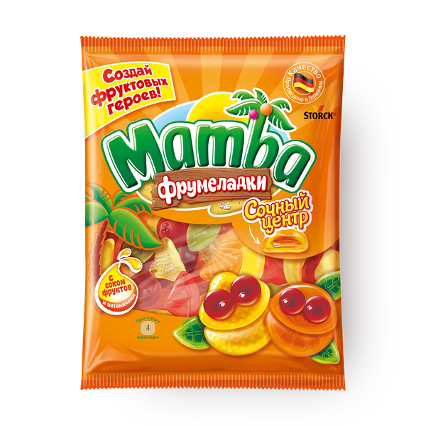 Мармелад жевательный Фрумеладки Сочный центр Mamba