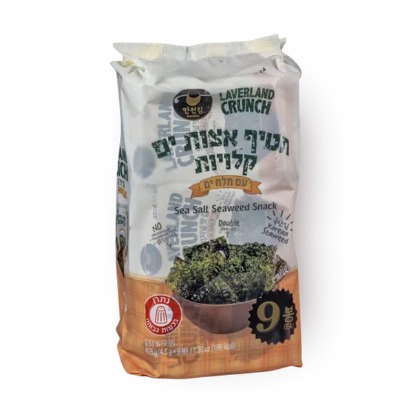 חטיף אצות ים קלויות