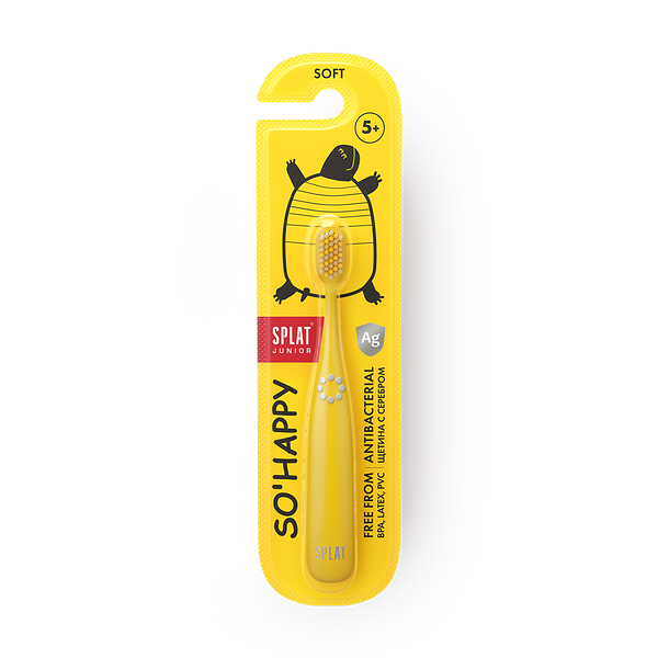 Зубная щетка детская Splat Junior с 5 лет мягкая