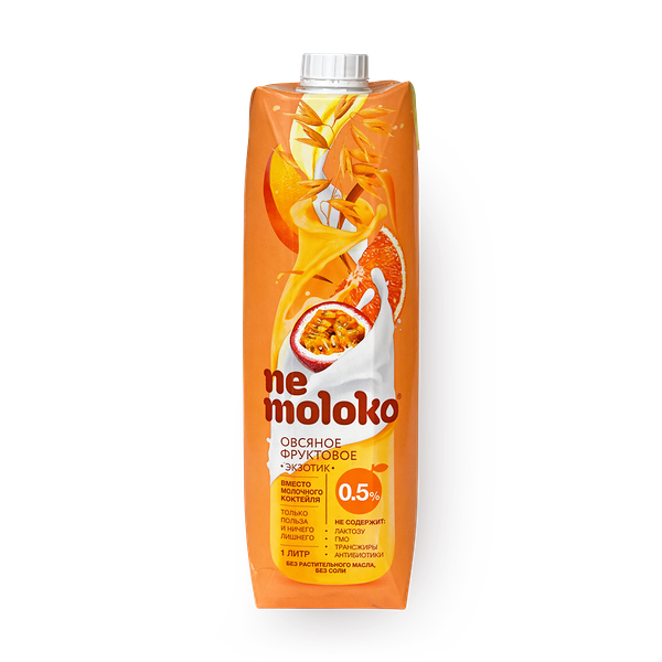 Напиток овсяный Nemoloko Экзотик фруктовый 0,5%