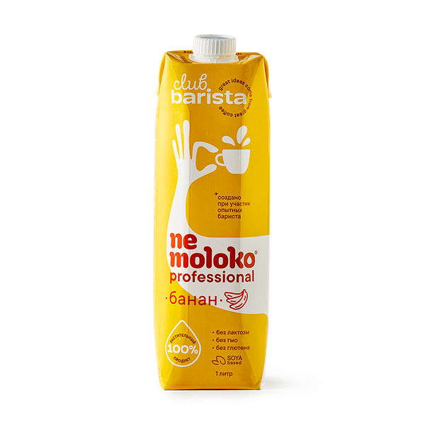 Напиток соевый Nemoloko Barista с бананом