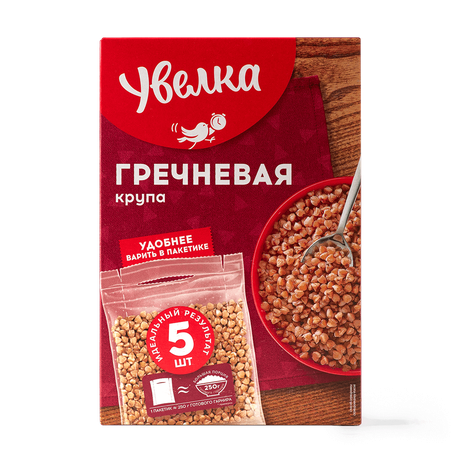 Крупа гречневая «Увелка» в варочных пакетах
