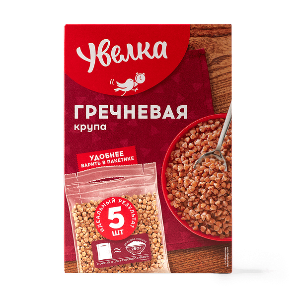 Крупа гречневая «Увелка» в варочных пакетах