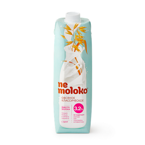 Напиток овсяный Nemoloko 3,2% классический