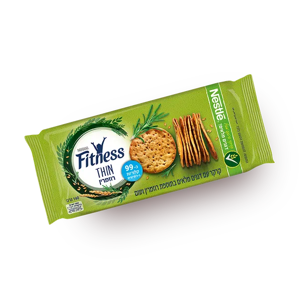 Fitness Thin cracker with rosemay and gralic