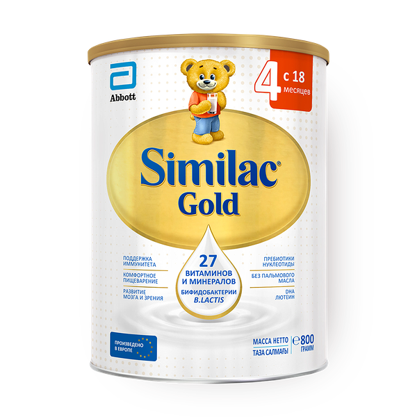 Смесь молочная сухая Gold Similac 4 c 18 месяцев