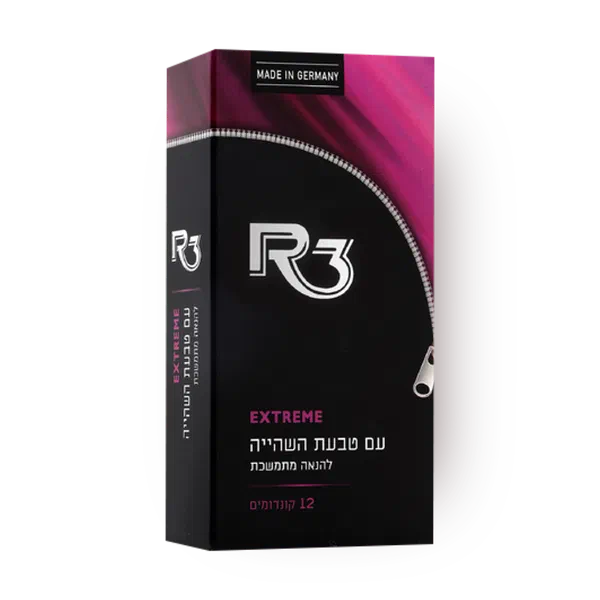 R3 condoms with a stay ring for continuous pleasure