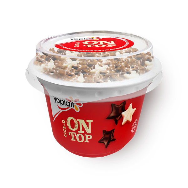 Yoplait Yogurt with chocolate stars On Top 4.3%